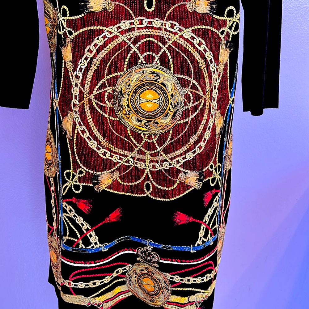 Zara Goth Geometric Gothic Basic Tunic Dress - image 4